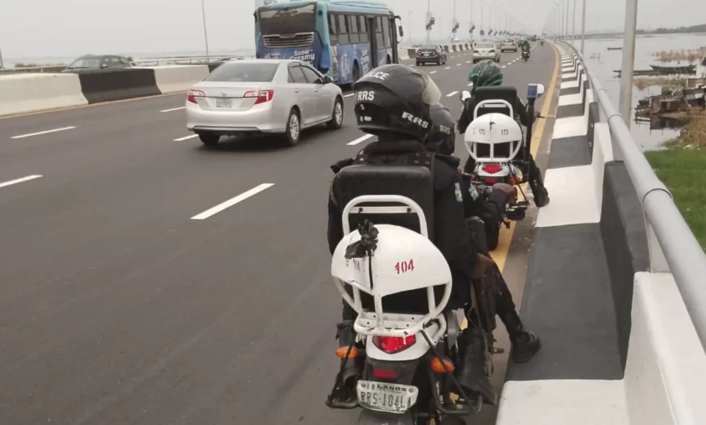 Lagos RRS Police begins 24-hour bike patrol