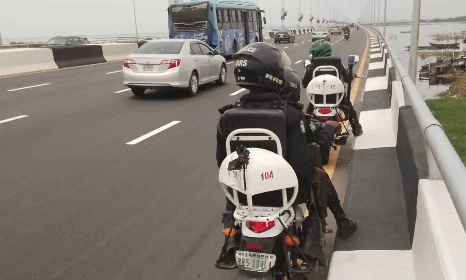 Lagos RRS Police begins 24-hour bike patrol