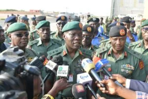 Nigerian army puts to operation 2 Bell UH1 helicopters