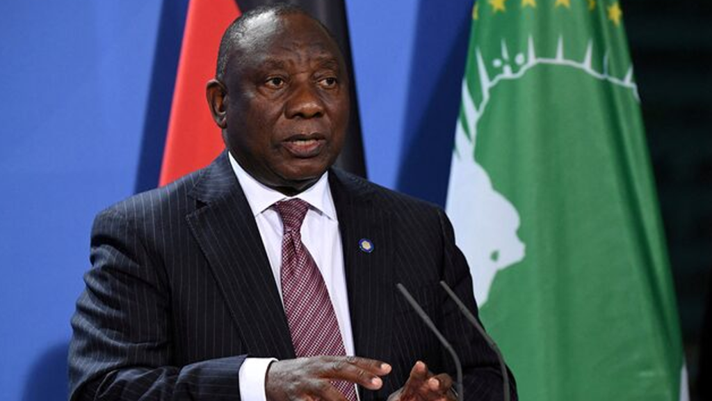 South Africa's President unveils new coalition government