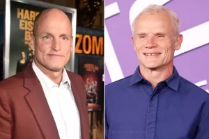 Harrelson Recalls Snowboarding Naked with Red Hot Chili Peppers Bassist Flea