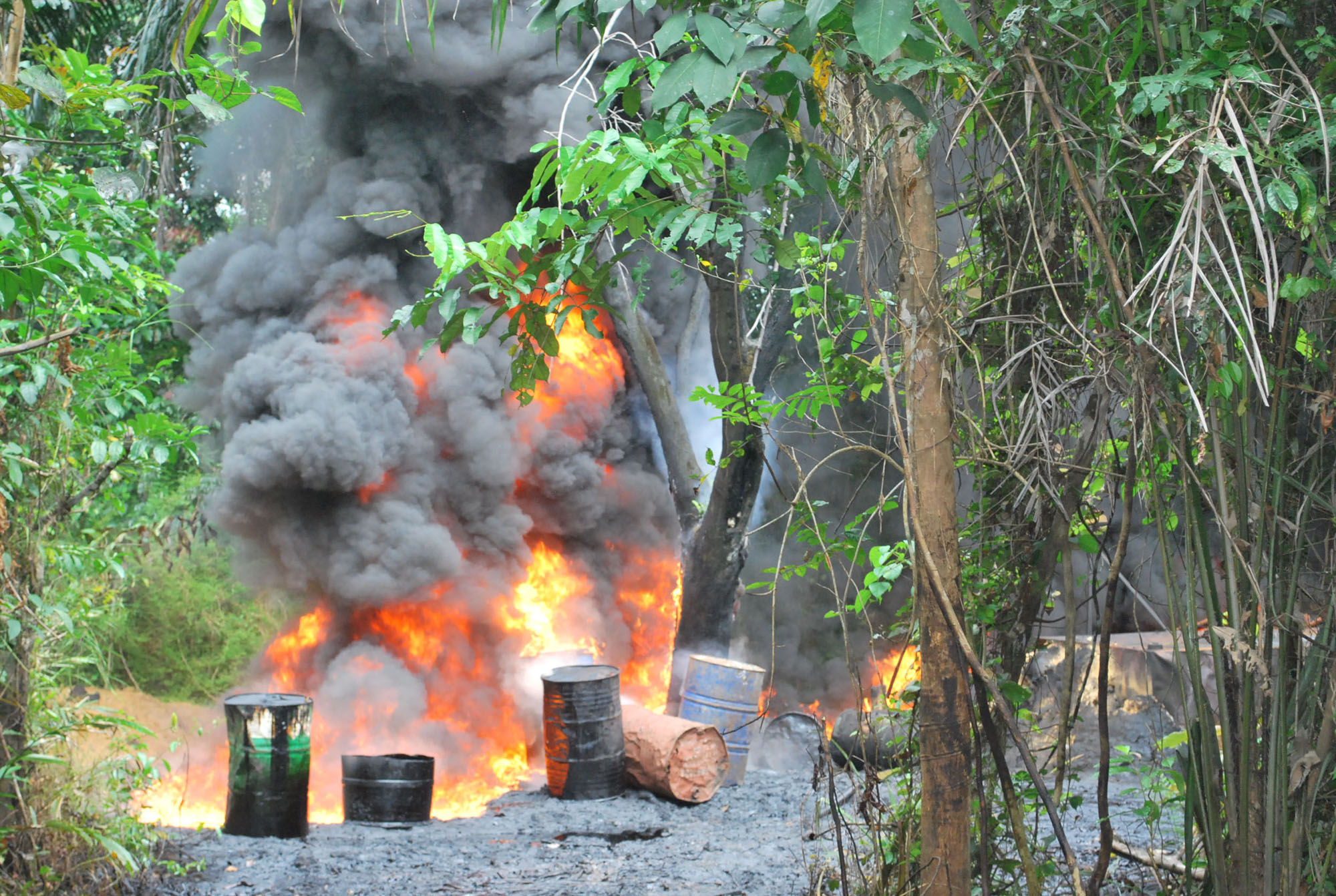 NNPCL: 8000 Illegal Refineries Destroyed In Six Months