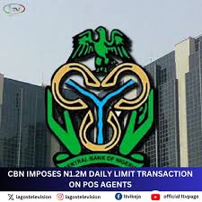 CBN Imposes N1.2m Daily Limit Transaction On PoS Agents