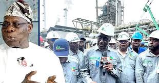 NNPCL Invites Ex-President Obasanjo for Tour Of Functional Refineries