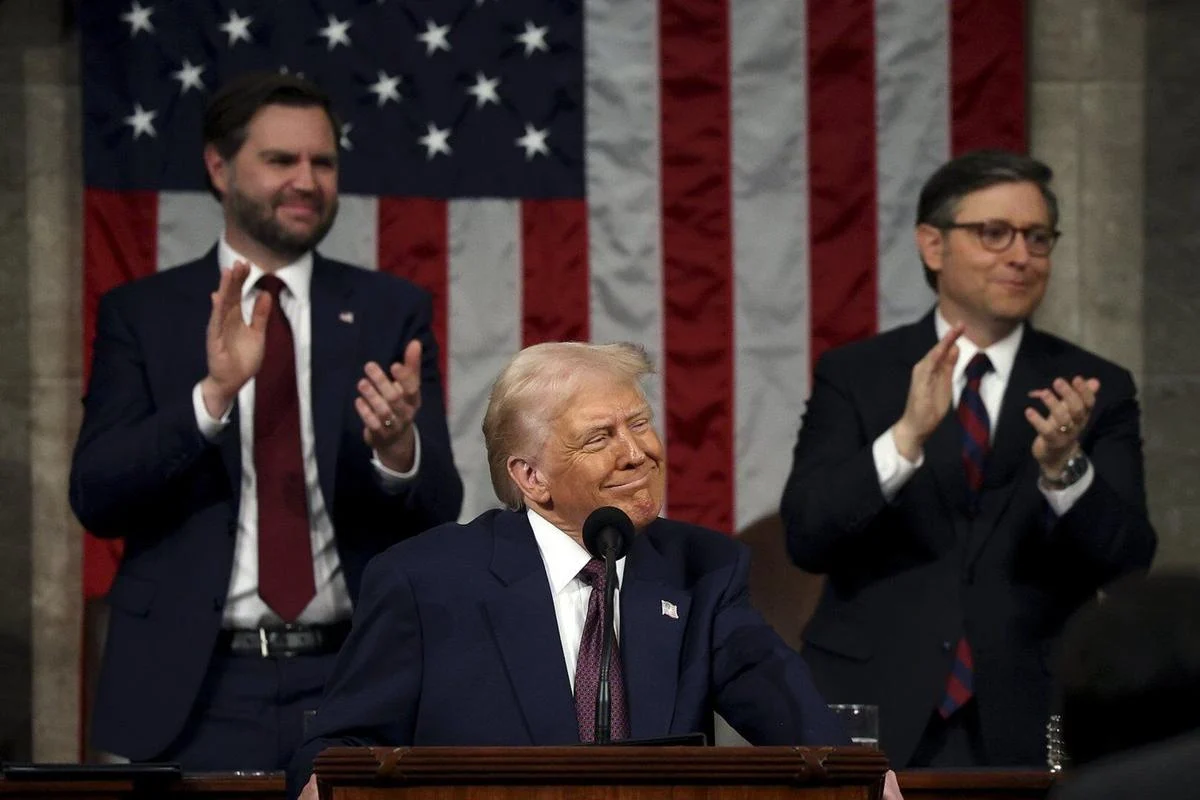 Trump Defends Policies in First Congressional Address