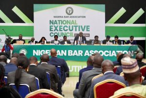 Nigerian Bar Association in a Meeting on Voting