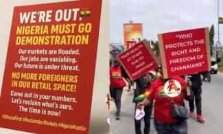 Ghanaians Protest Against Nigerians Over Crime Allegations
