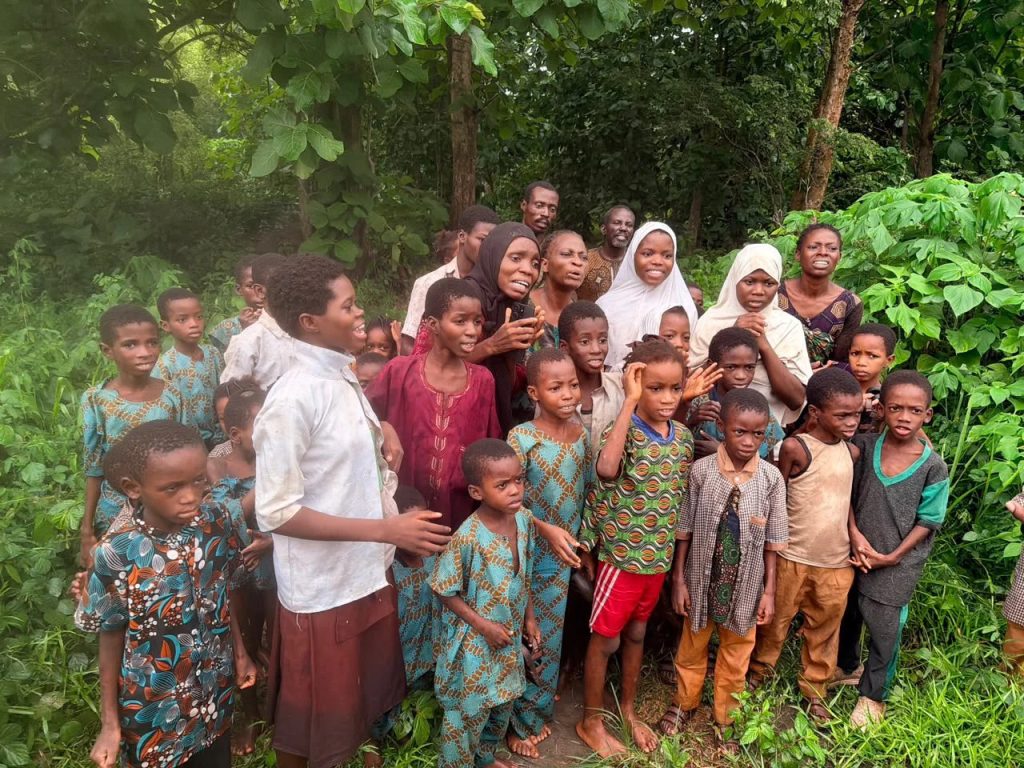 PUPILS AND TEACHERS OF ORIIRE, RESCUED